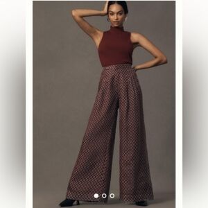 Maeve Avery Wide Leg Pants 12 NWT